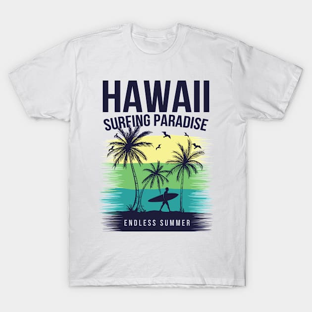 Hawaii Paradise T-Shirt by Usea Studio